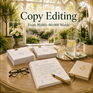 Copy Editing - From 30,001 - 80,000 Words