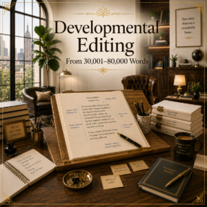 Developmental Editing - From 30,001 - 80,000 Words