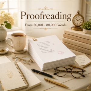 Proofreading - From 30,001 - 80,000 Words